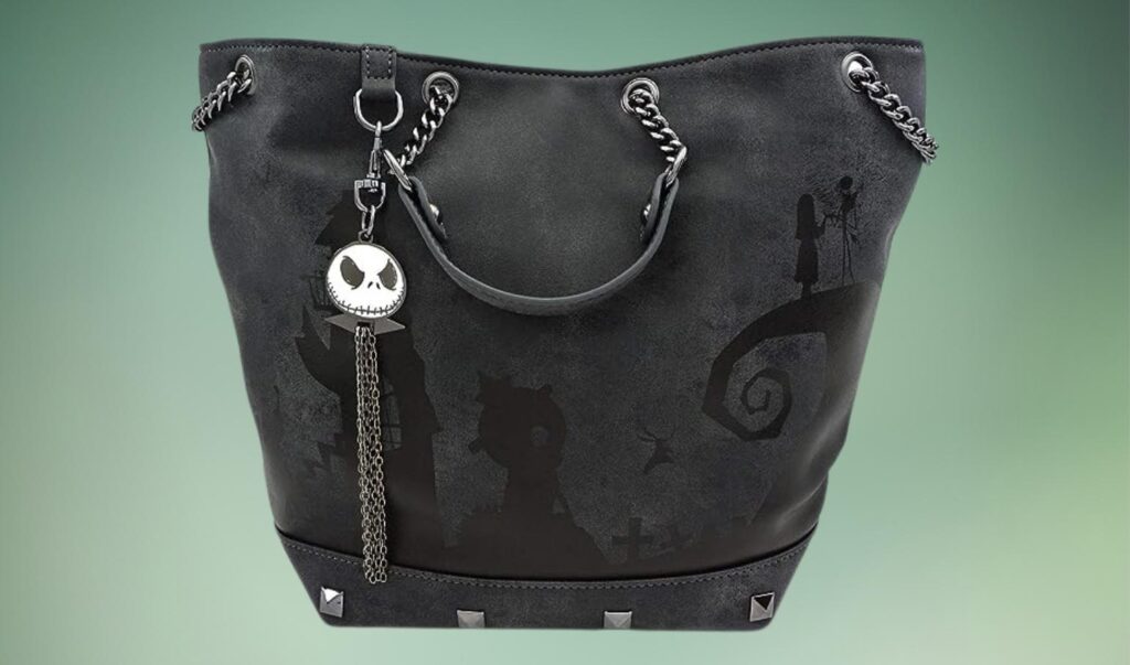 Loungefly the nightmare before christmas jack hot sale & sally graveyard satchel bag