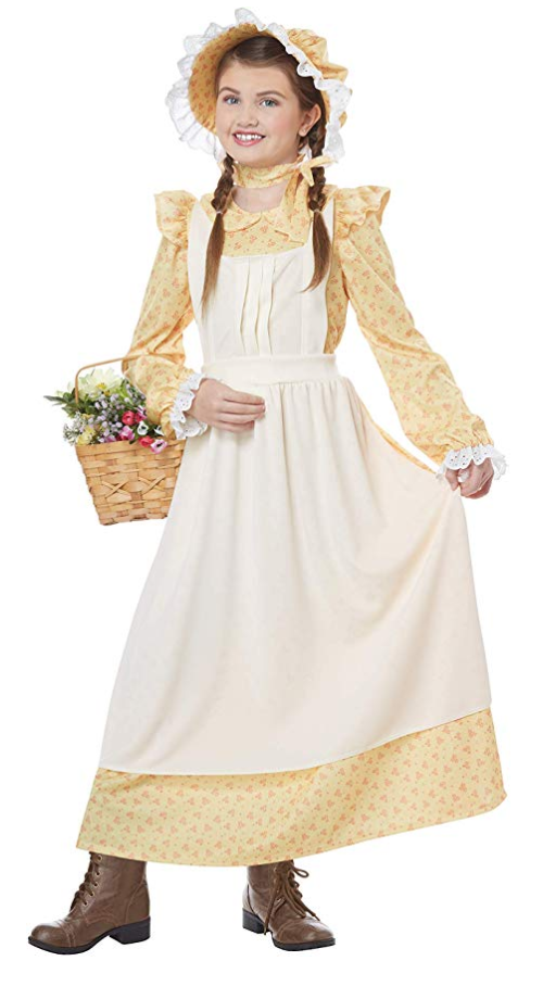 Thanksgiving Costumes for the Whole Family - California Costumes Prairie Girl Child Costume - Mad Halloween