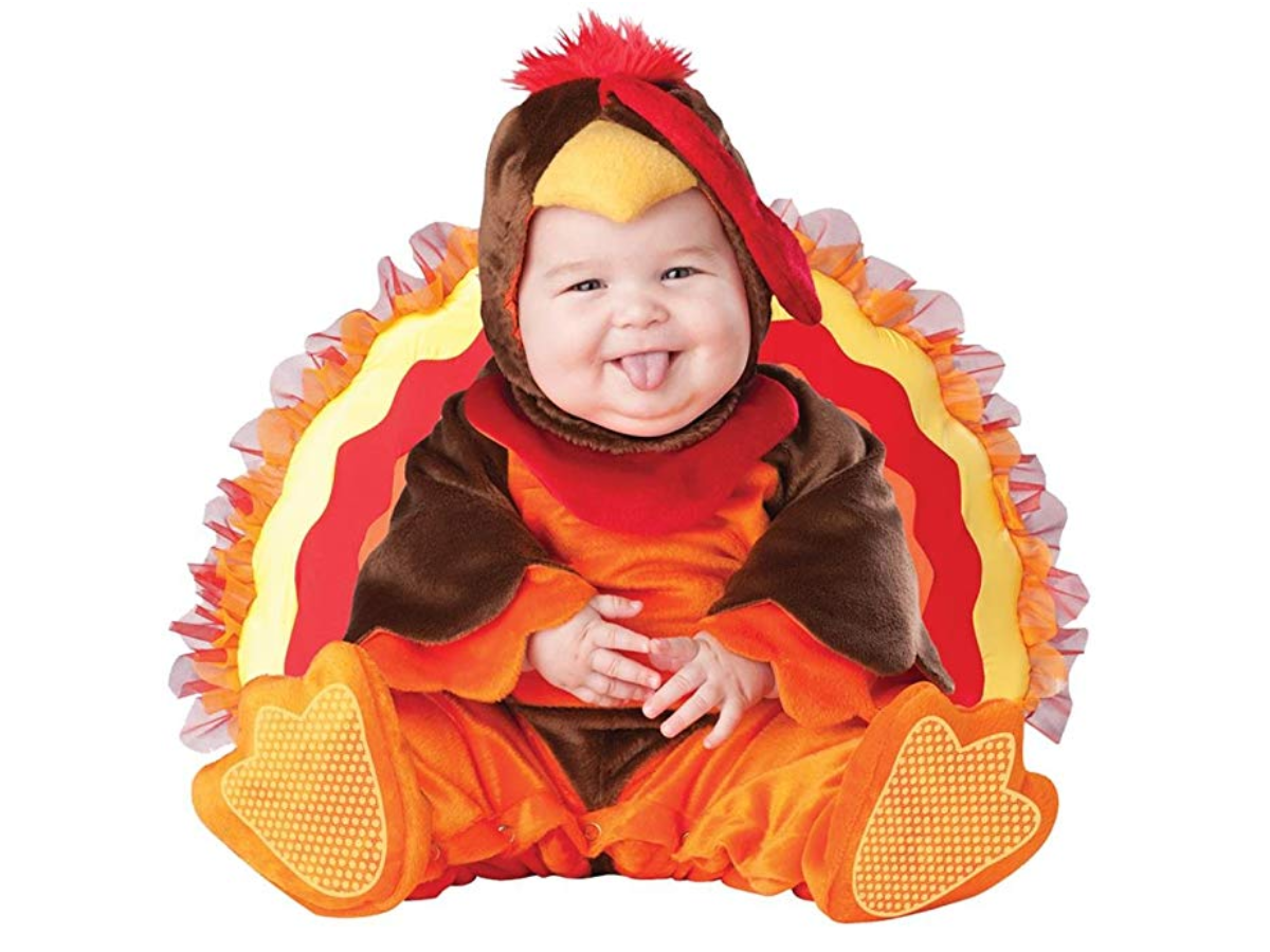 Thanksgiving Costumes for the Whole Family - Lil Gobbler Baby Costume - Mad Halloween