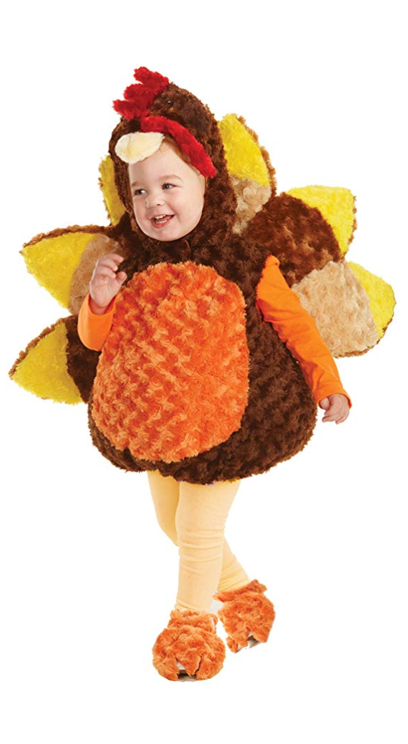 Thanksgiving Costumes for the Whole Family - RUnderwraps Baby's Turkey Belly - Mad Halloween