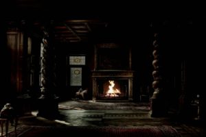Halloween Fireplace Haunted Mansion - Mad Halloween
