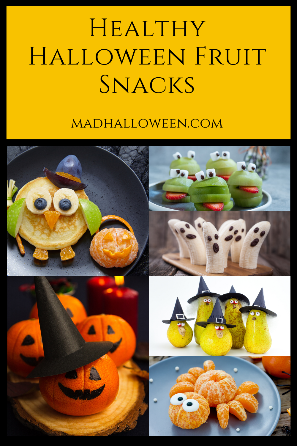 Healthy Halloween Fruit Snacks - Mad Halloween