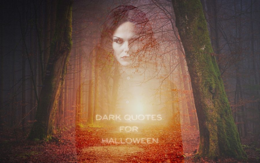 Dark Quoted For Halloween - "I would rather walk with a friend in the dark, than alone in the light." Helen Keller - Mad Halloween
