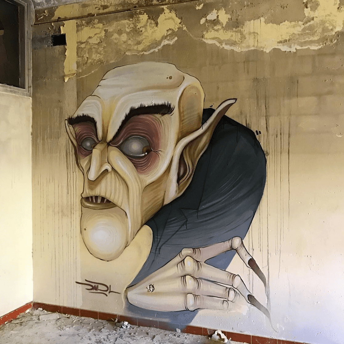 David Lozano Nosferatu Vampire Graffiti