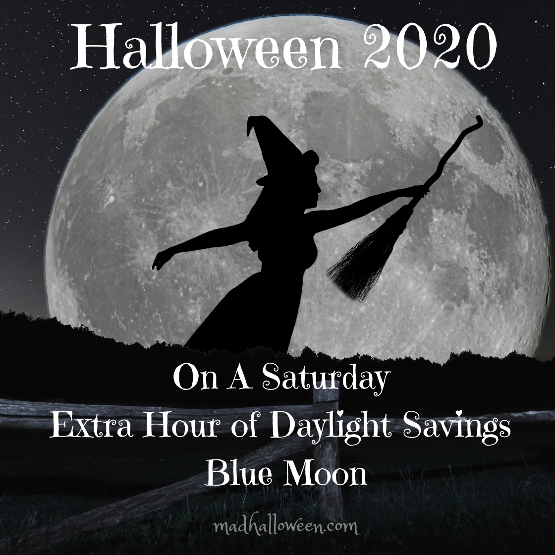 Spooky Blue Moon On Halloween 2020