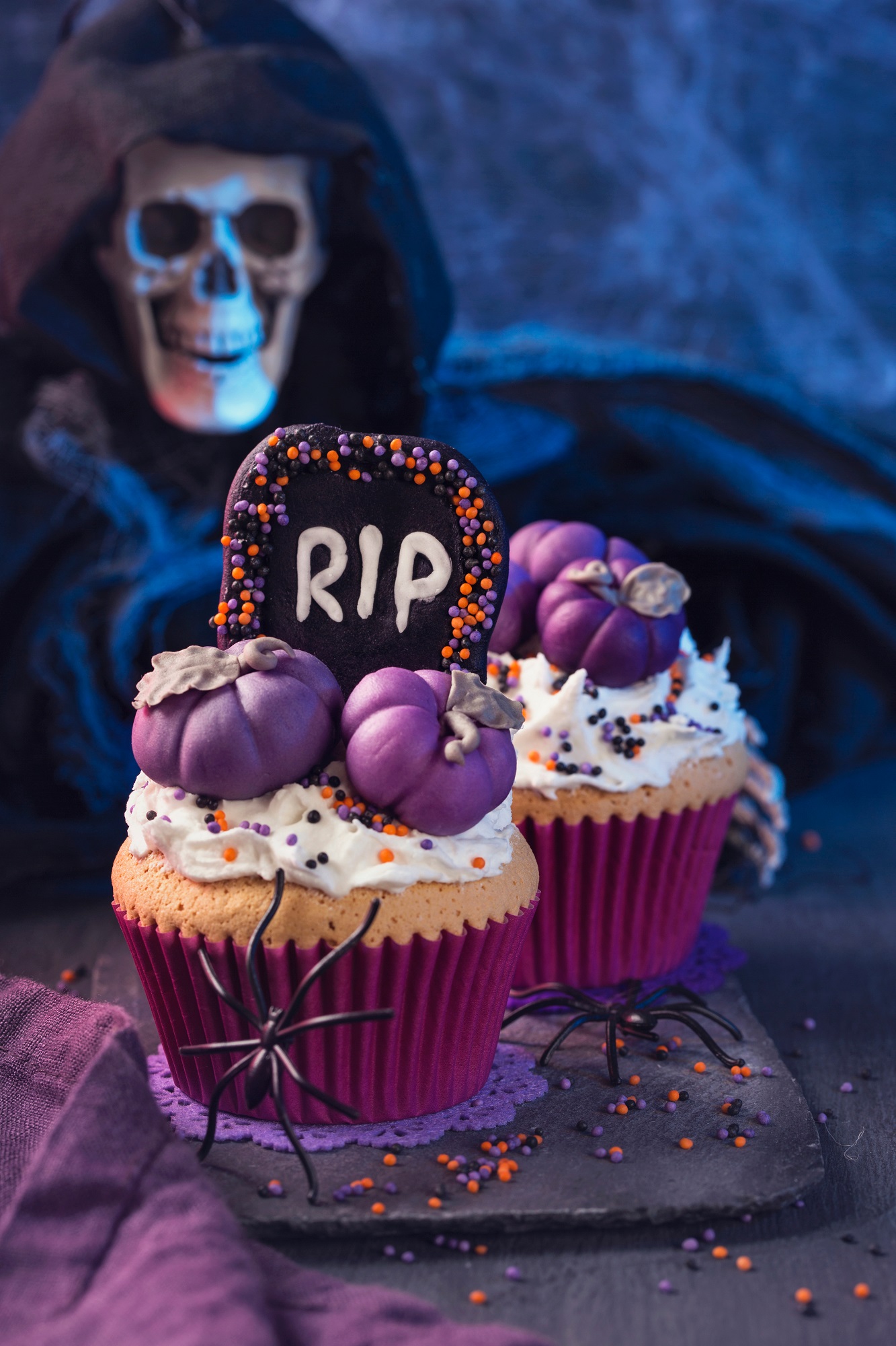 Purple Pumpkin Patch RIP Cupcakes