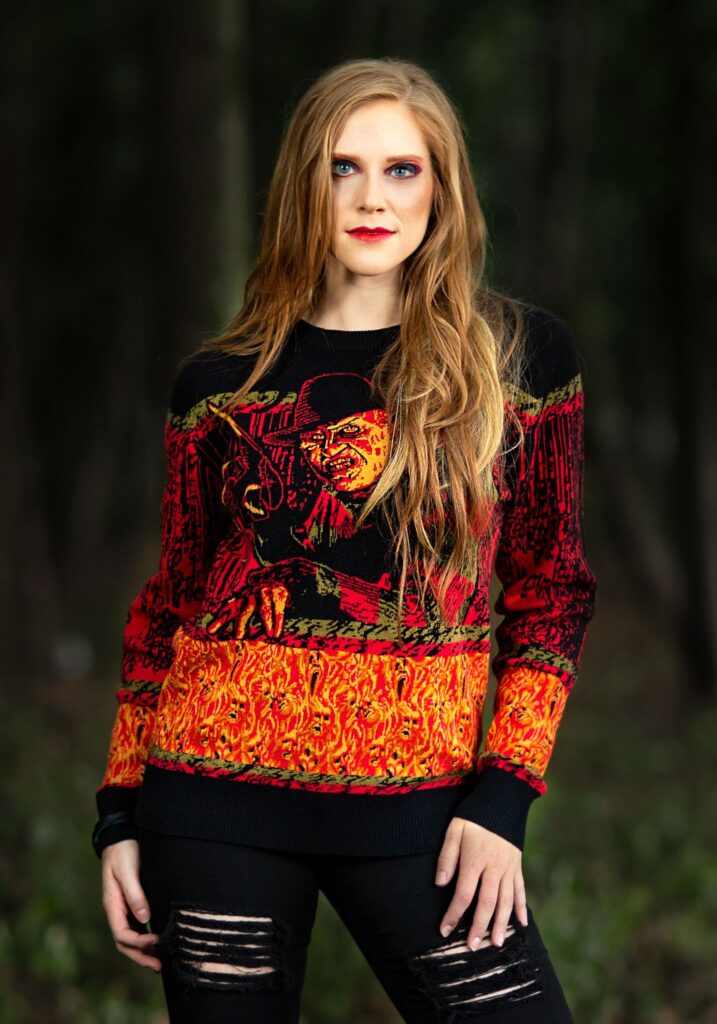 Halloween Sweaters For The Holidays - Freddy Krueger Sweater - Halloween Costume