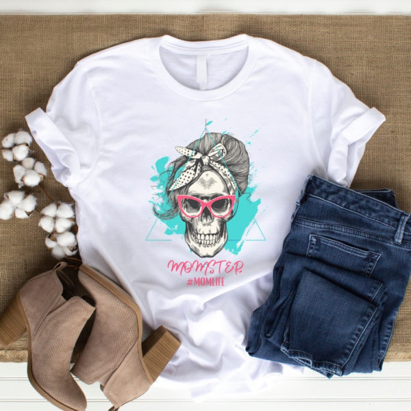 Halloween Skull Momster T-Shirt