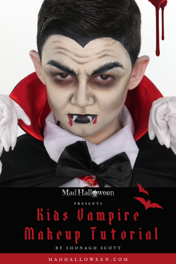 Easy Kids Vampire Makeup Tutorial Mad Halloween