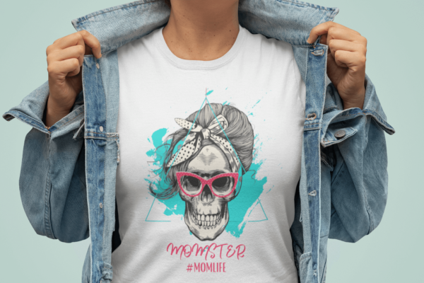 Halloween Skull Momster T-Shirt