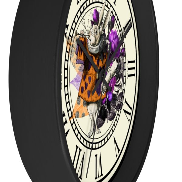 White Rabbit Victorian Wall Clock Alice In Wonderland