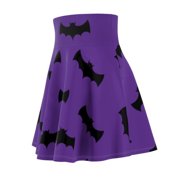 Halloween Bat Skirt Black & Purple