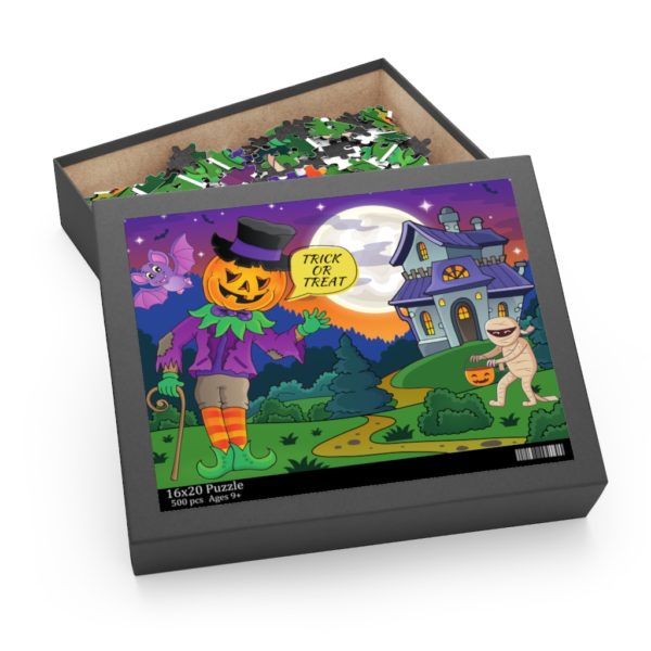 Trick or Treat Kids Halloween Jigsaw Puzzle (120, 252, 500-Piece)