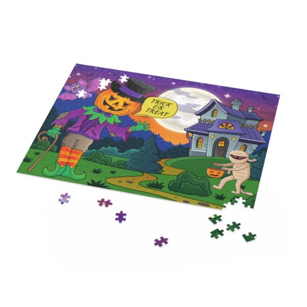 Trick or Treat Kids Halloween Jigsaw Puzzle (120, 252, 500-Piece)