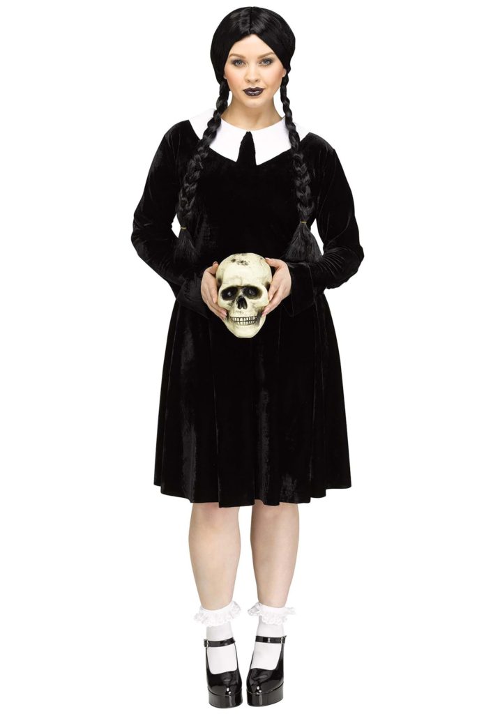 Plus Size Wednesday Addams Costume - Addams Family Costumes - Mad Halloween