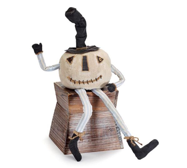 Halloween Vintage Shelf Sitter With Dangling Legs - Mad Halloween