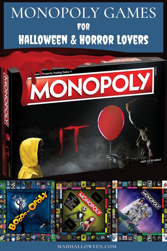 Monopoly Games For Halloween & Horror Lovers