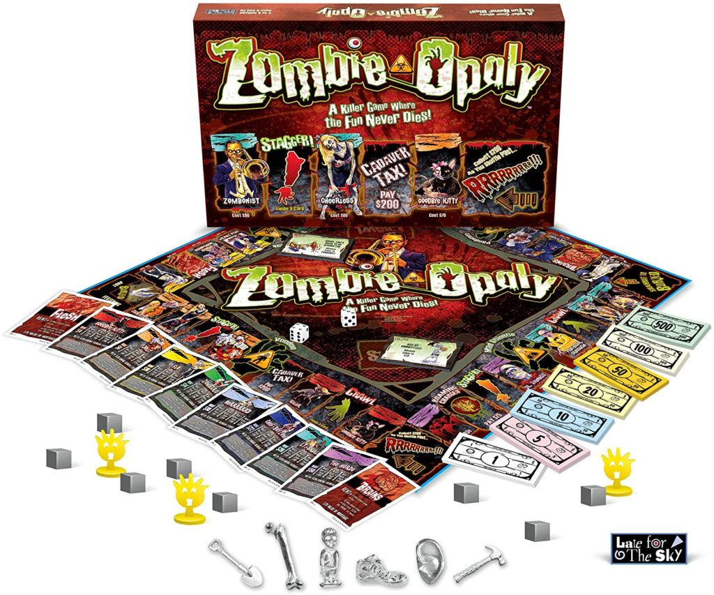 Monopoly Games For Halloween & Horror Lovers - Zombie Opoly Monopoly Game