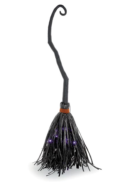 Witches Broom with Lights - Witches Halloween Costume - Mad Halloween