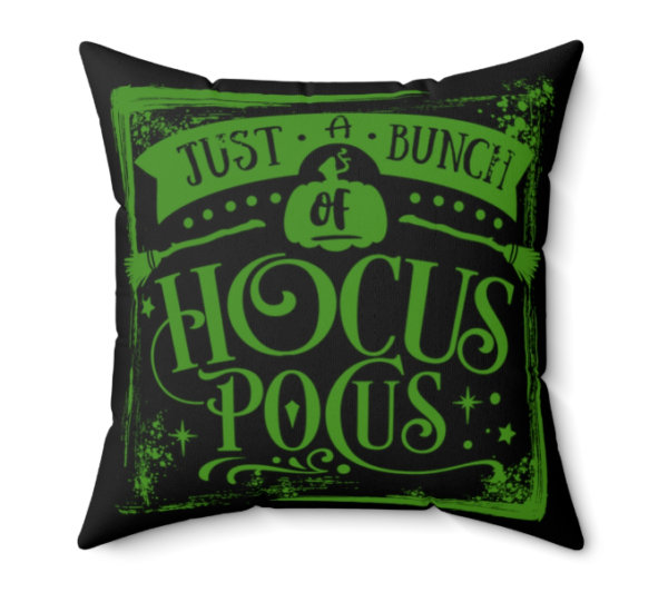 Just a Bunch of Hocus Pocus Faux Suede - Mad Halloween