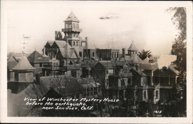 Winchester Mystery House Before 1906 Earthquake - Mad Halloween