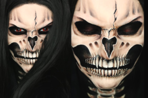Vampire Skull Halloween Makeup Tutorial by NsomniaksDream - Mad Halloween