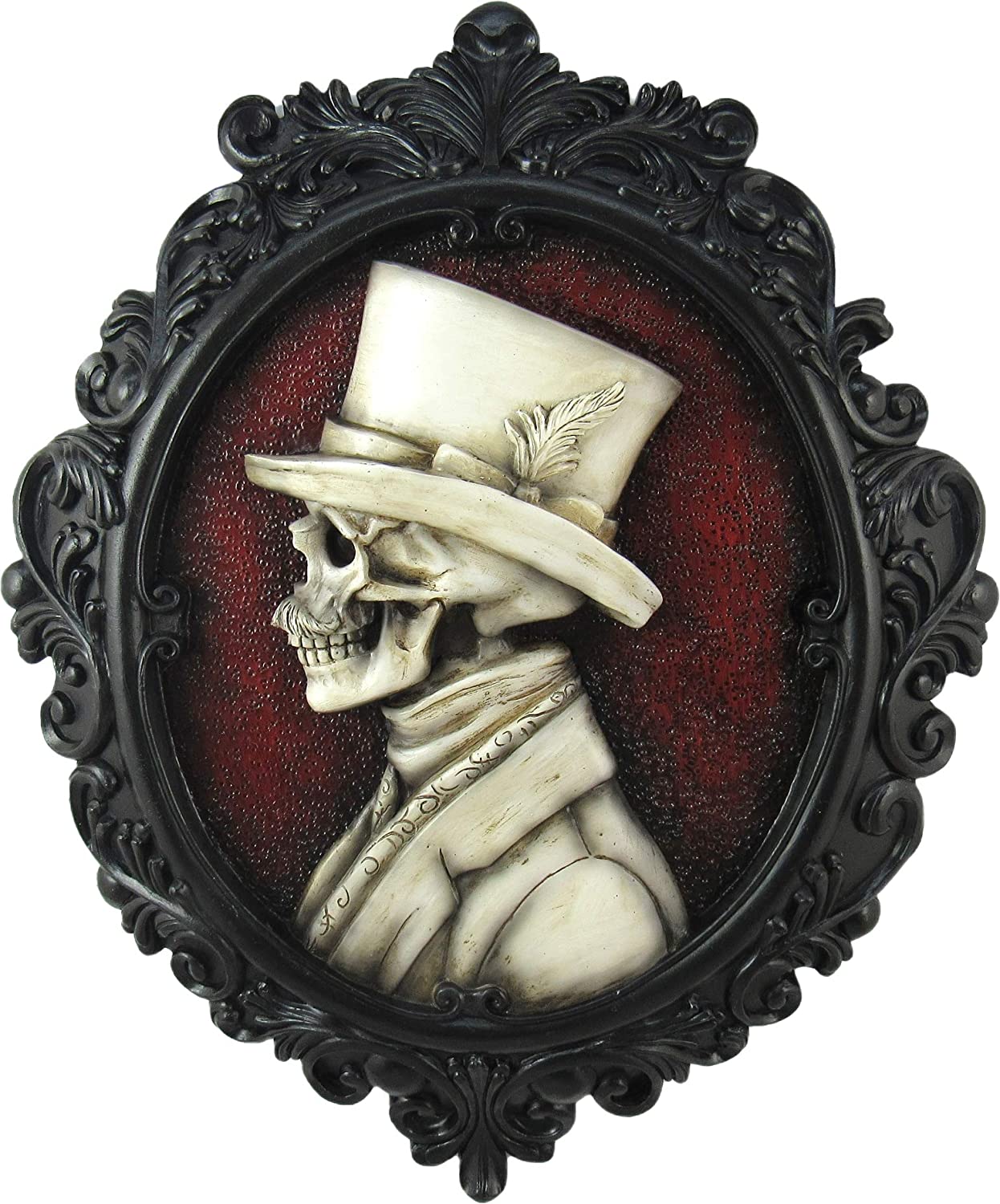 Victorian Gothic Collection Madam and Count (2PK) Cameo Gothic Wall Sculptures - Scary Halloween Decor