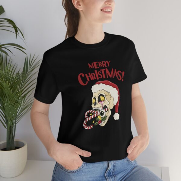 Candy Skull Merry Christmas T-Shirt Unisex - Horror - Mad Halloween