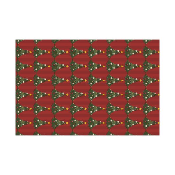 Spooky Christmas Tree Wrapping Paper - Image 5