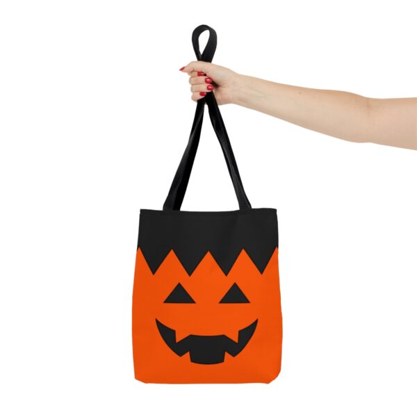 Jack O Lantern Halloween Tote Bag, Trick or Treat Bag - Mad Halloween