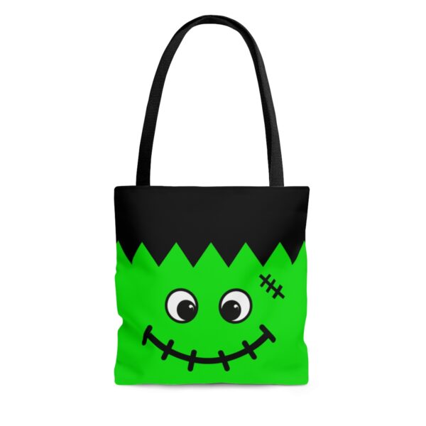 Kids Frankenstein Halloween Tote Bag, Trick or Treat Bag