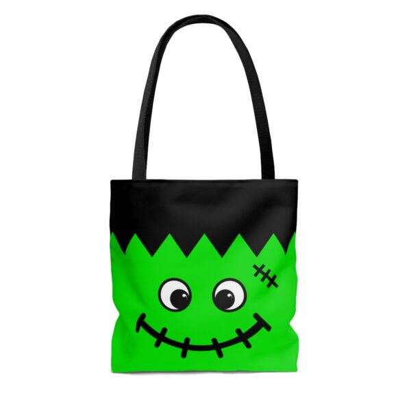 Kids Frankenstein Halloween Tote Bag, Trick or Treat Bag