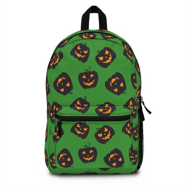 Looking for a Halloween Backpack School Bag? If so this Jack O'Lantern one is both fun and colorful! It works as a great back-to-school backpack for kids.