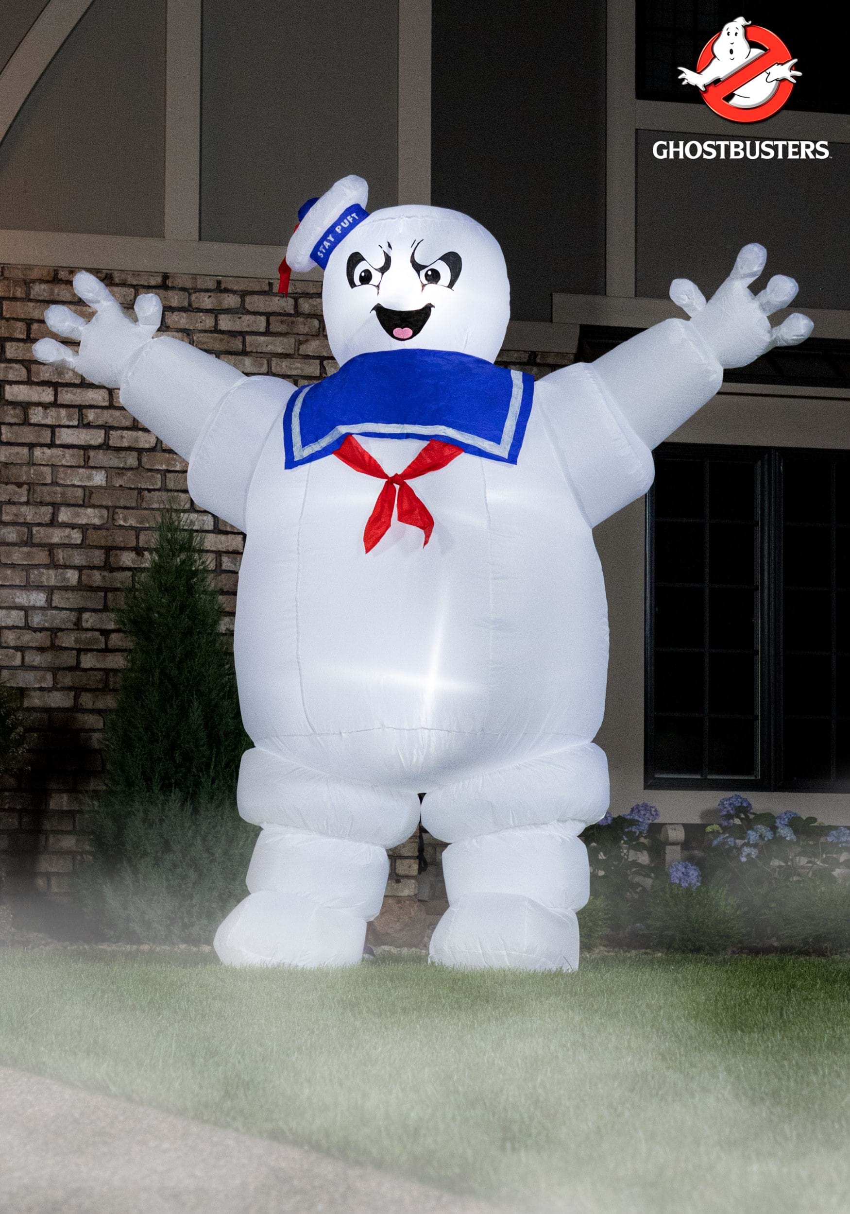 Ghostbusters 8FT Inflatable Stay Puft Marshmallow Man Decoration - Halloween Yard Decoration