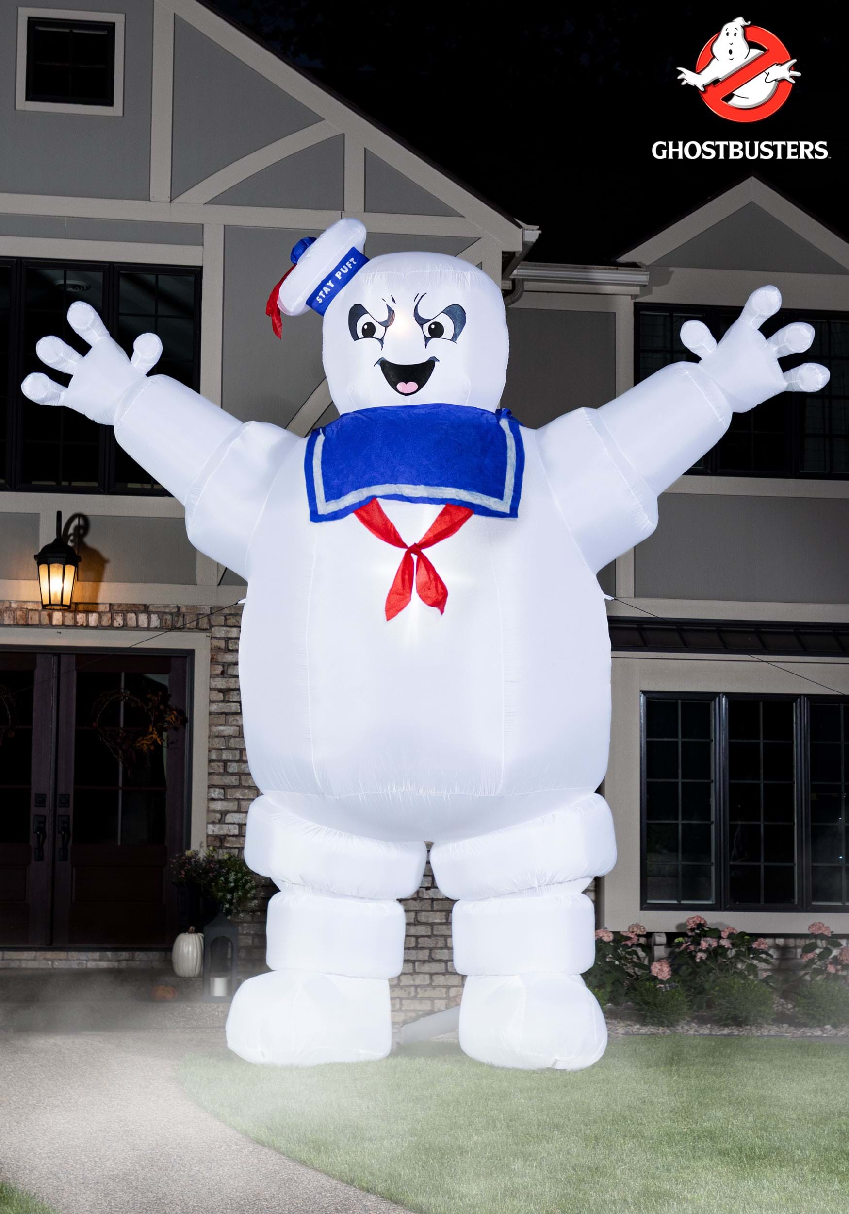 Ghostbusters 15FT Inflatable Stay Puft Marshmallow Man Decoration - Halloween Yard Decor