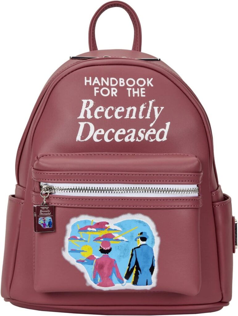 Loungefly Beetlejuice Handbook for the Recently Deceased Backpack Double Strap Shoulder Bag Purse