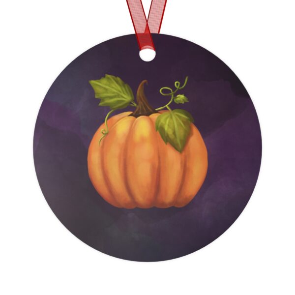Are you looking for Halloween Tree Decorations? If so this round Purple, Orange, and Green Pumpkin Halloween Tree Ornament is a great choice! Mad Halloween