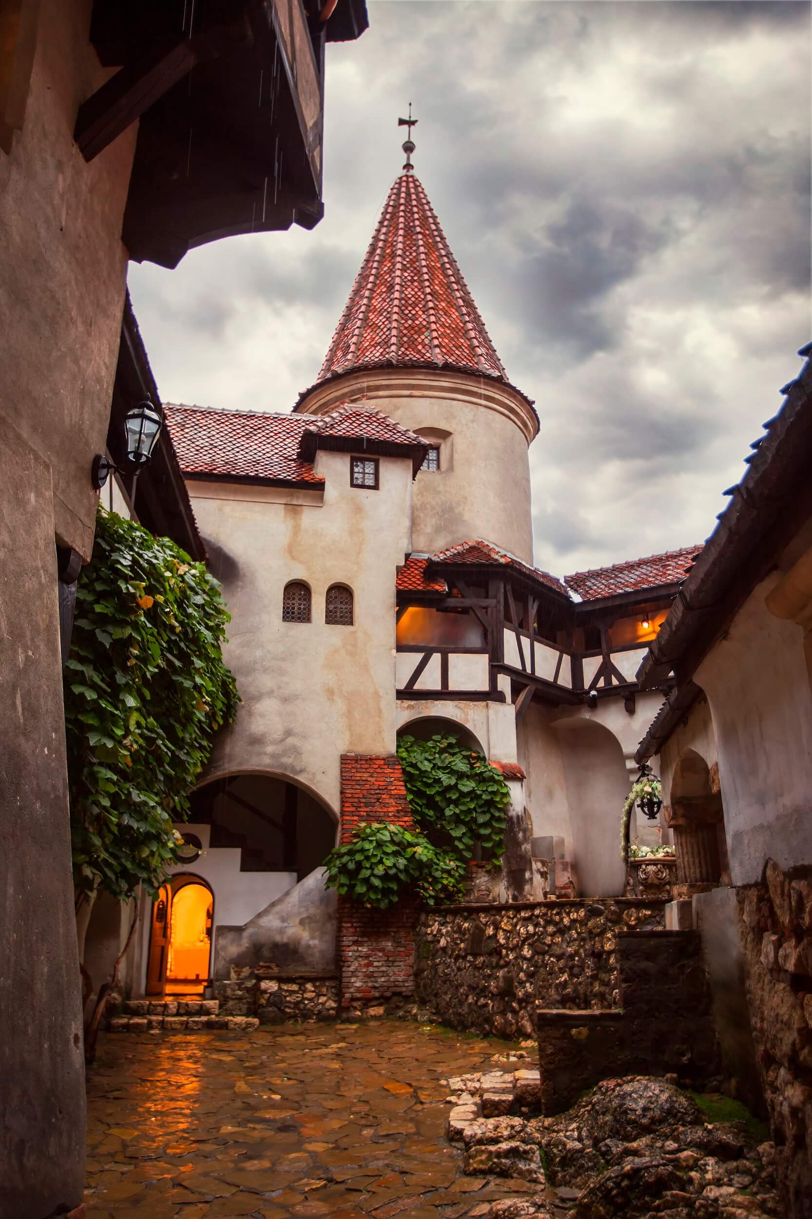 Bran Castle Interior, Transylvania Count Dracula’s Castle