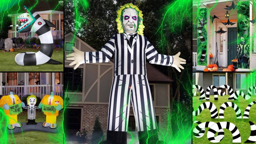 Beetlejuice Yard Decor Halloween Outdoor Decorations - Mad Halloween