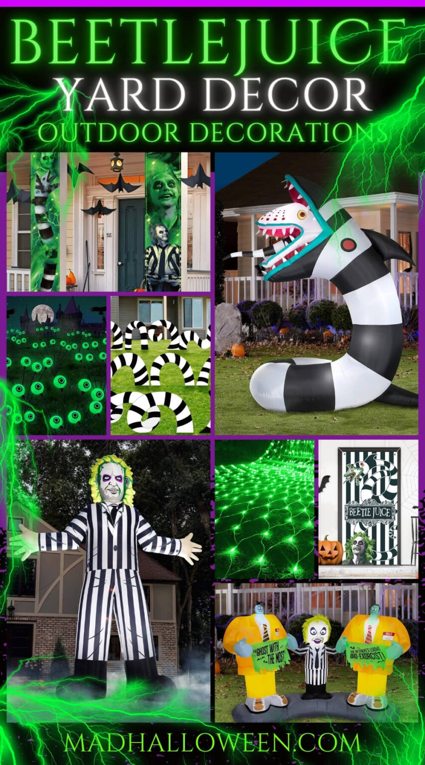 Beetlejuice Halloween Yard Decorations