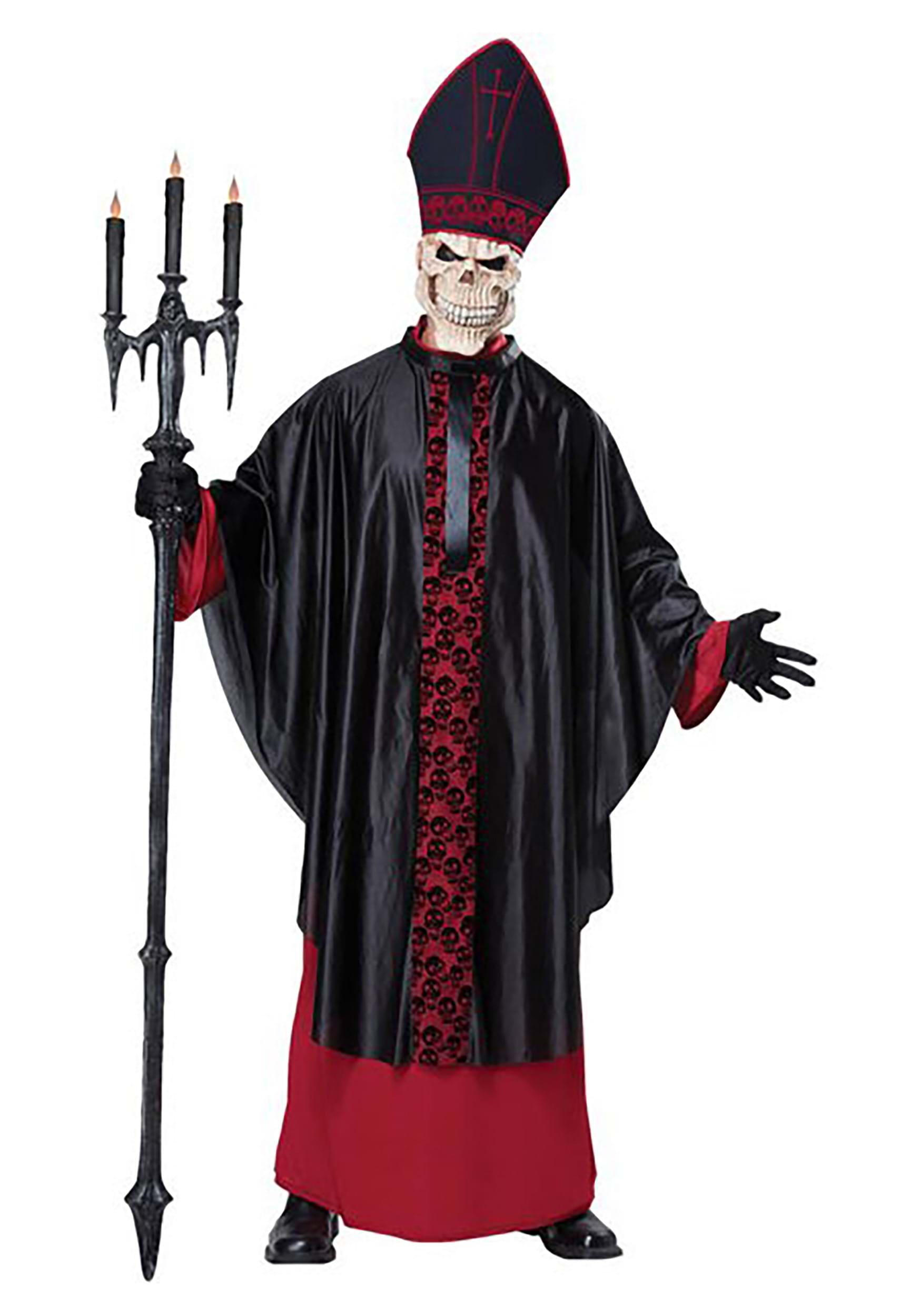 Skeleton Bishop Costume - Men's Skeleton Costume Ideas - Mad Halloween