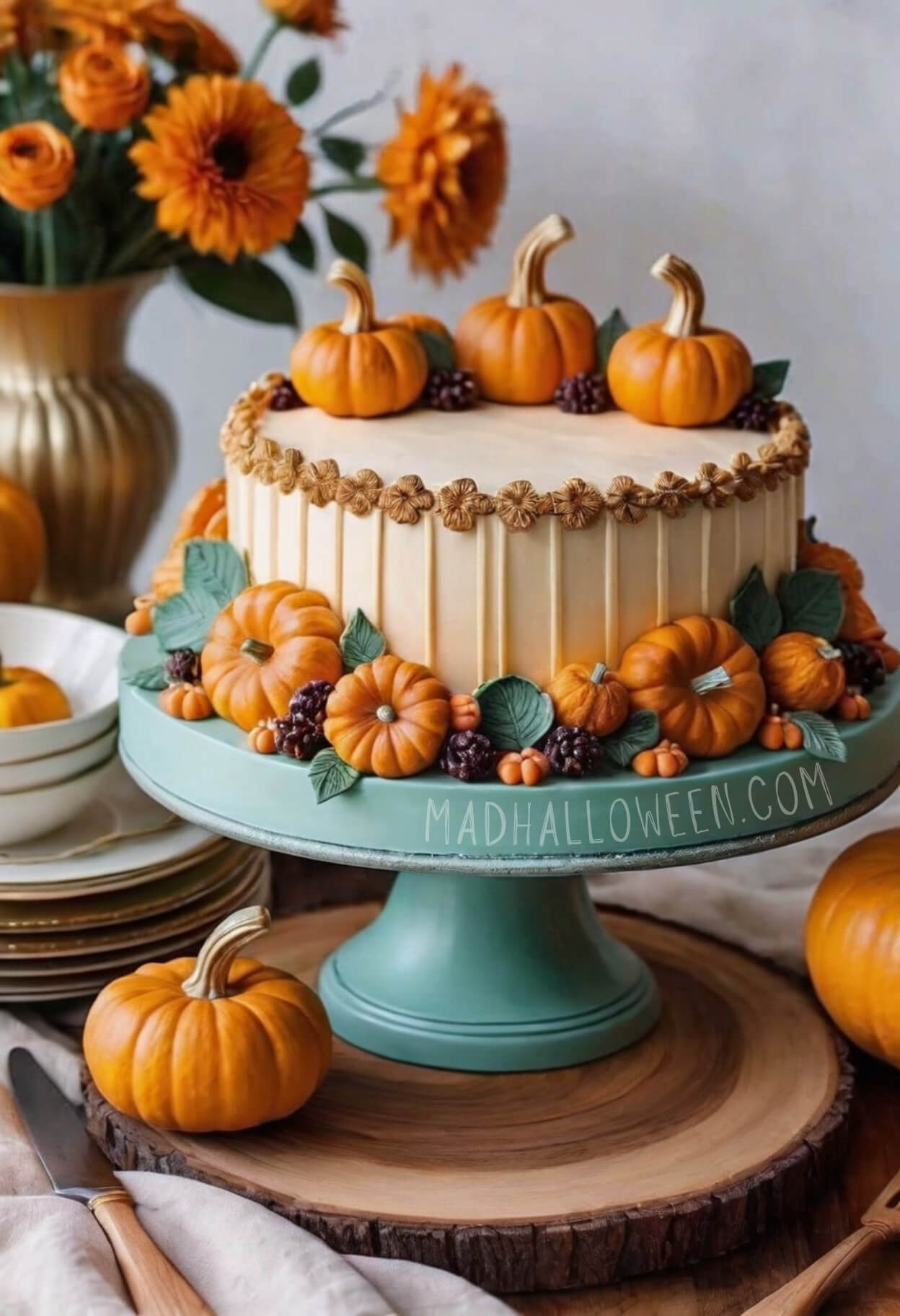 Fall Cake Decorating Ideas for Autumn - Mad Halloween