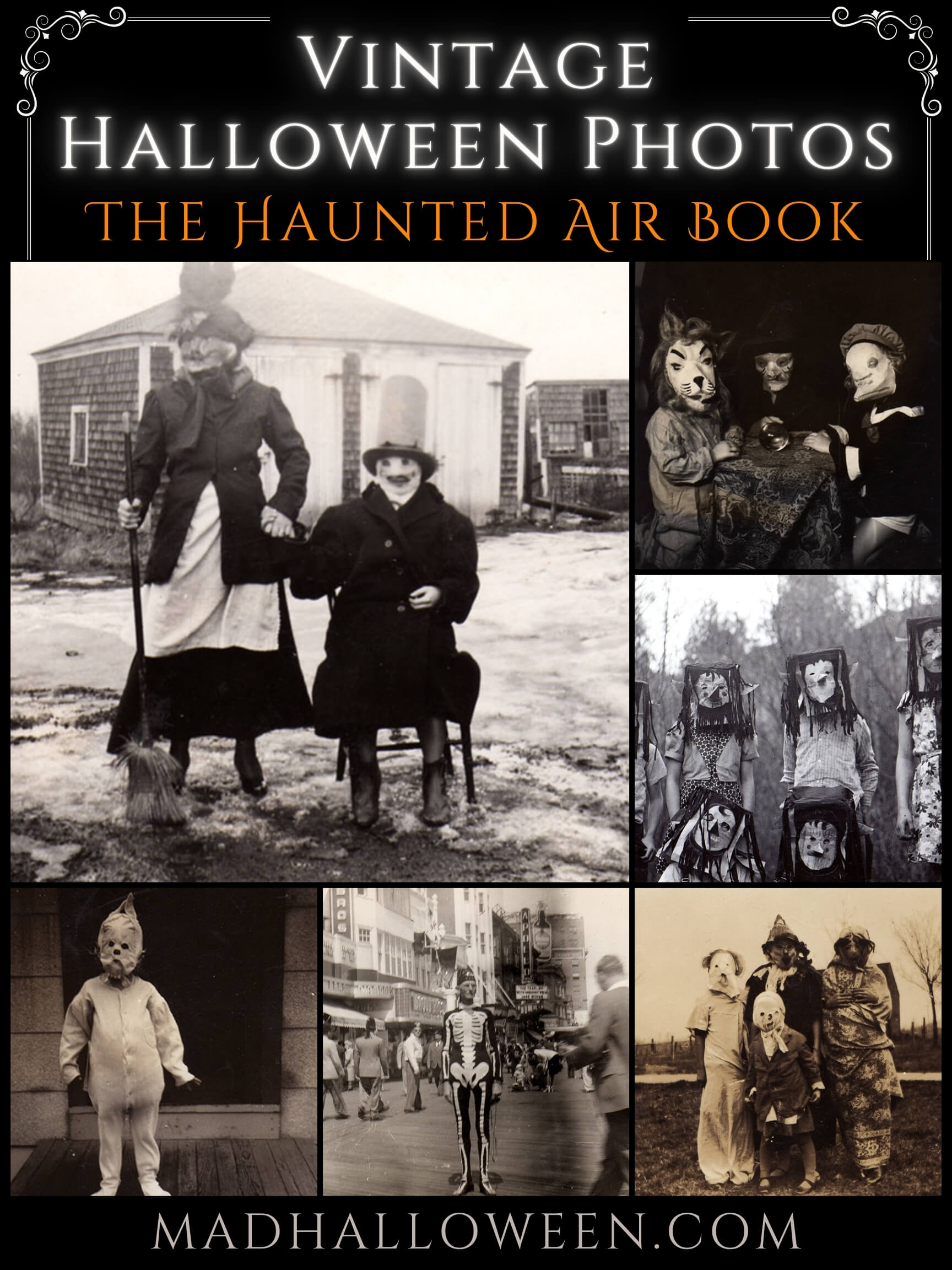 Haunted Air Book Vintage Halloween Photos - Mad Halloween