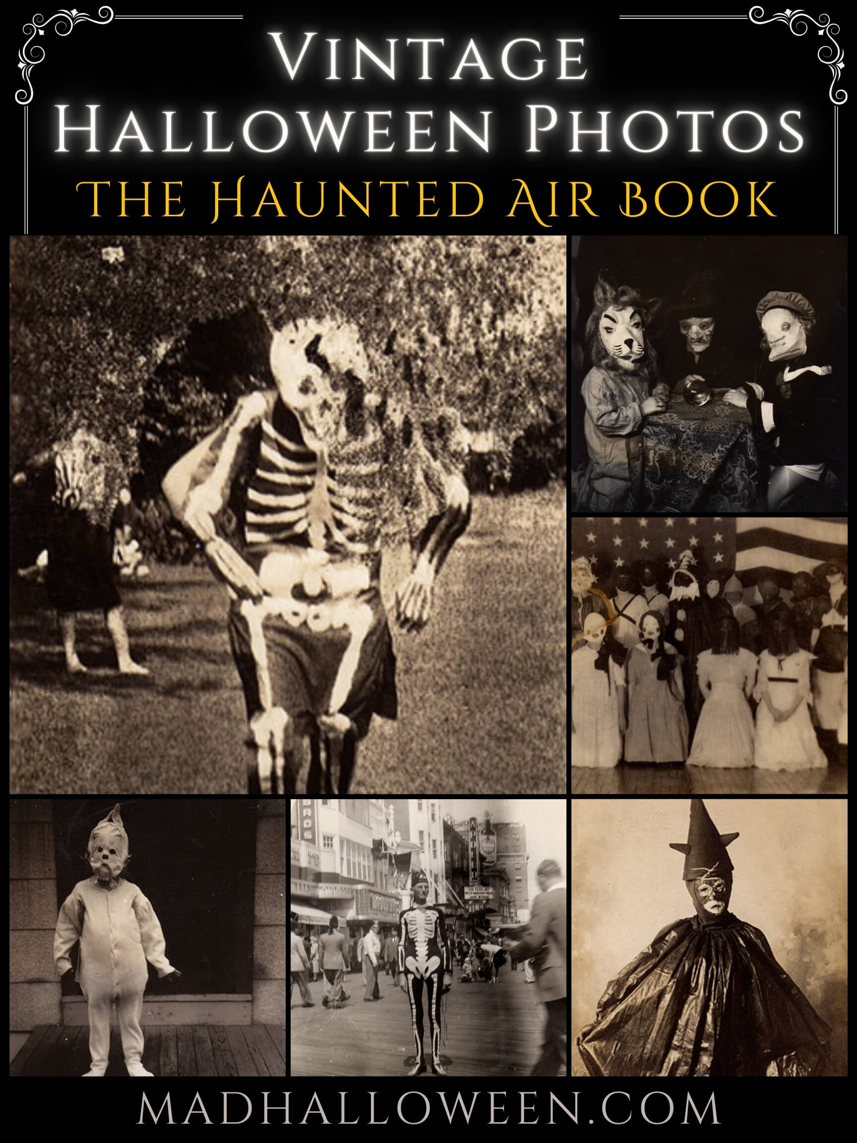 Haunted Air Book Vintage Halloween Photos - Mad Halloween