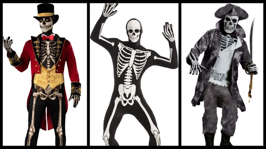 Men's Skeleton Costume Ideas and Accessories - Mad Halloween