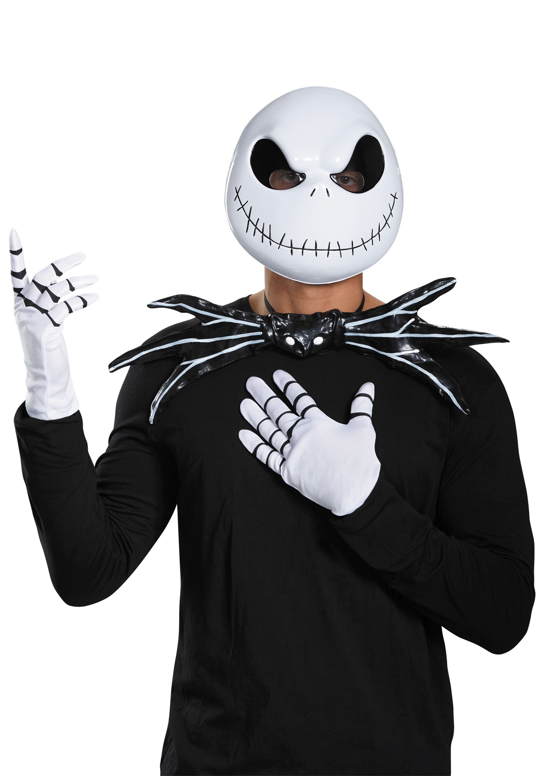 Nightmare Before Christmas Jack Skellington Adult Costume Accessory Kit - Men's Skeleton Costume Ideas and Accessories - Mad Halloween