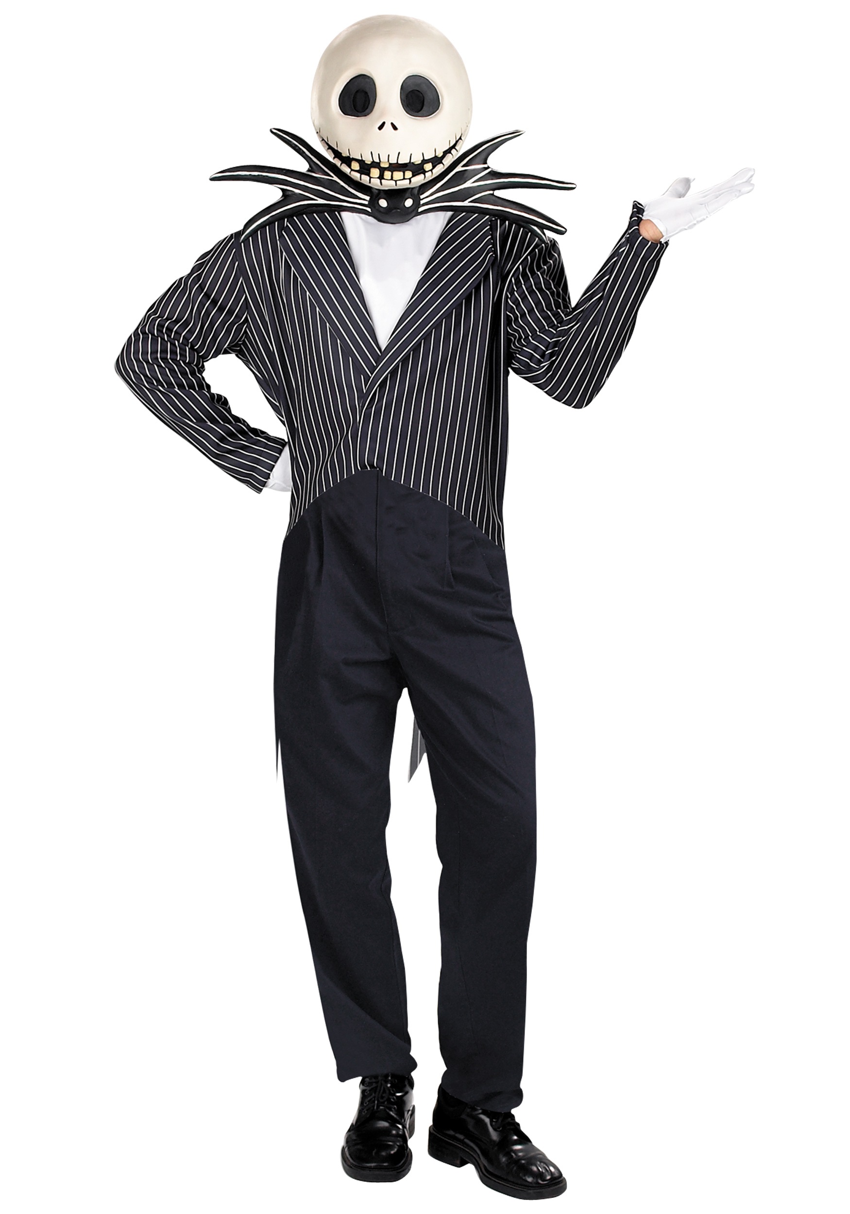 Men's Skeleton Costume Ideas & Accessories - Adult Jack Skellington Costume - Mad Halloween