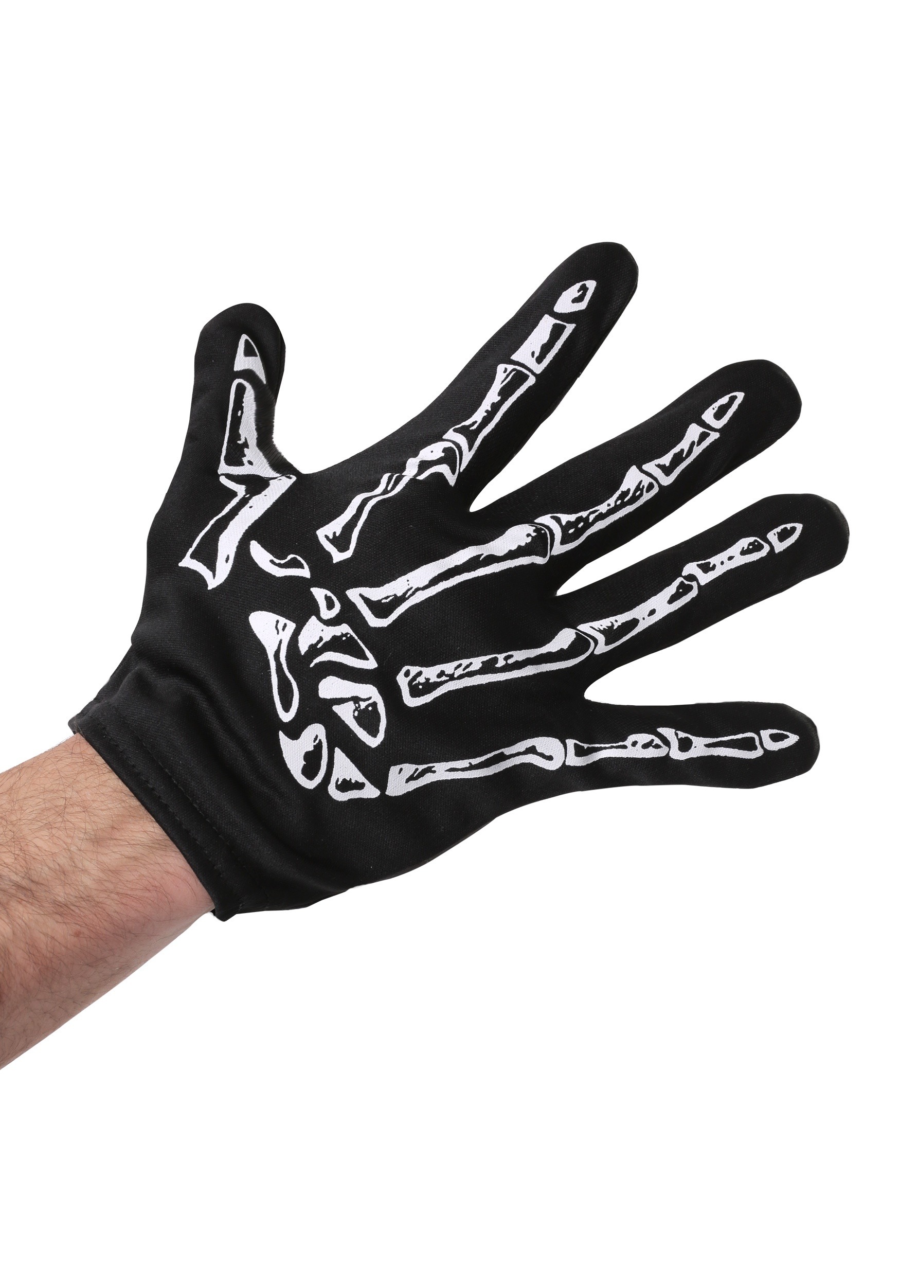 Skeleton Costume Gloves for Adults - Halloween Costume Accessories 