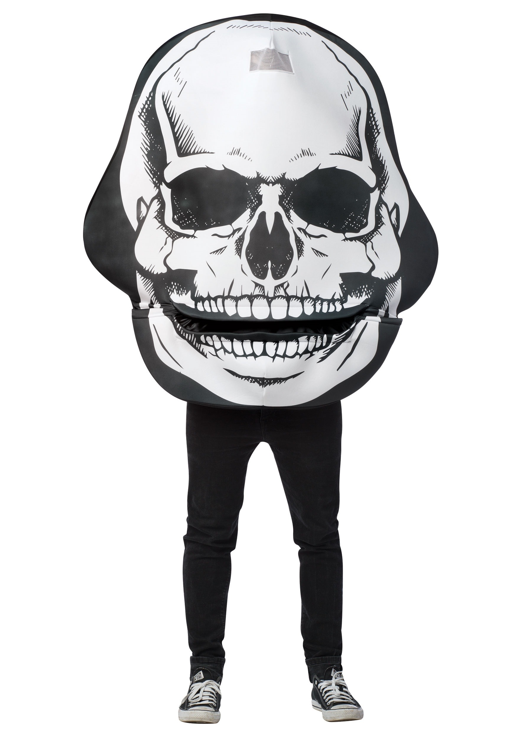 Skull Mouth Head Adult Costume - Men's Halloween Costume Ideas - Mad Halloween 