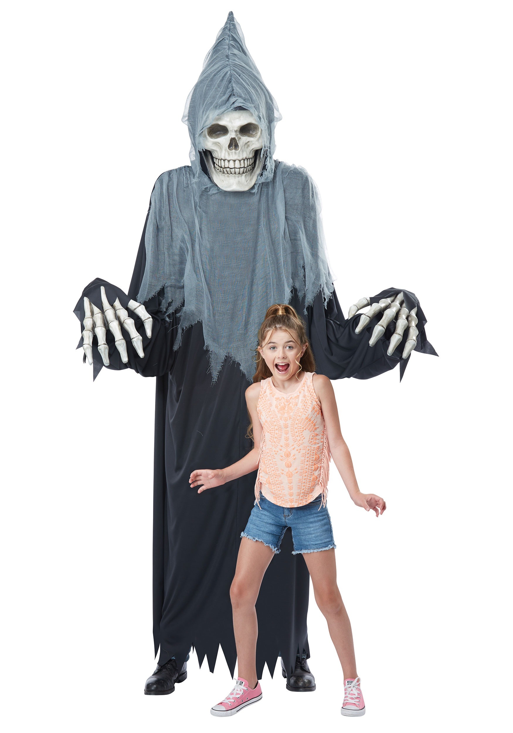 Men's Skeleton Costume Ideas - Towering Reaper Costume - Mad Halloween